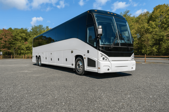 Charter Bus Rental Pawtucket 56 Passenger Charter Bus